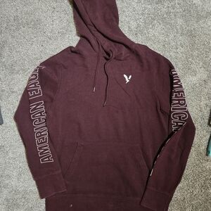 American Eagle Outfitters Maroon Hoodie